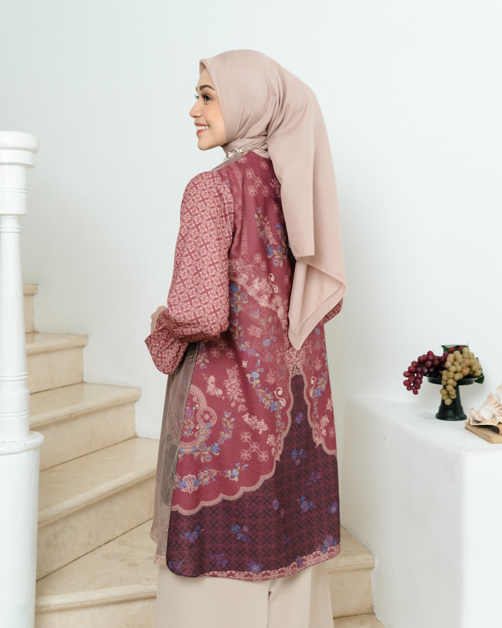Zysku Xena | Windsor Tunic - 3 Warna | Sarimbit Atasan Kancing Depan Busui Friendly