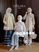 Zysku Xena | Senara Shirt | Kemeja Kantor Katun Lengan Panjang Bordir Wanita