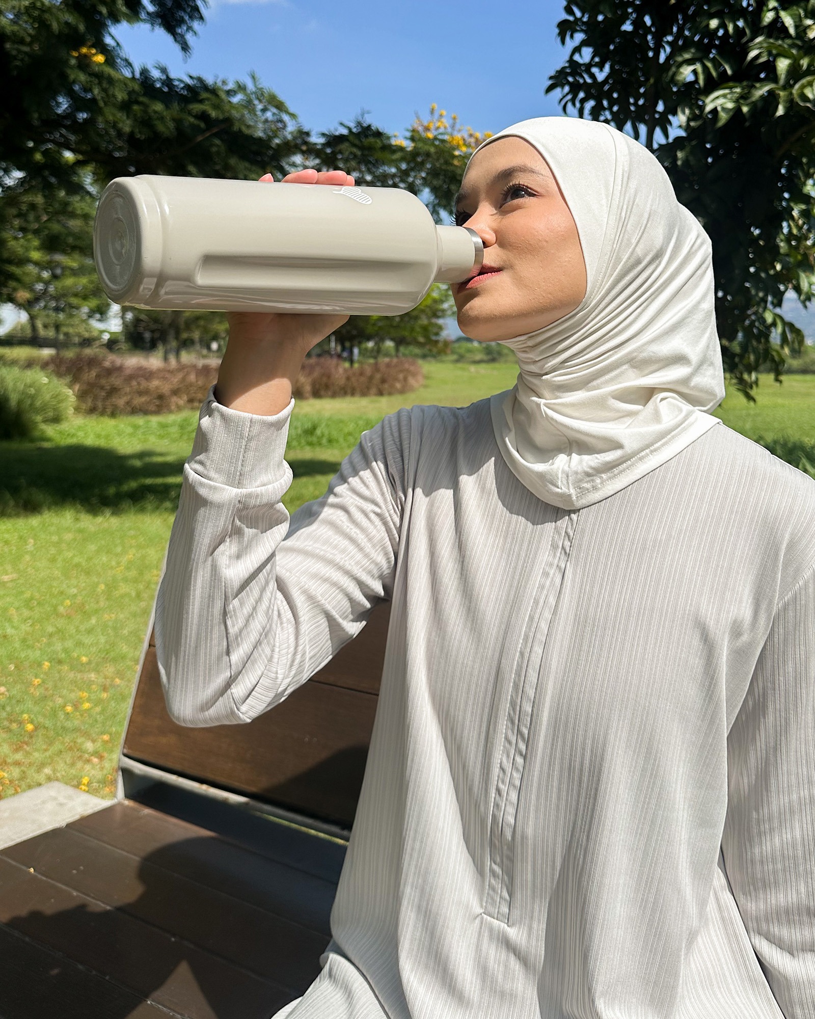 Zysku Xena | Aeris Flex Top | Atasan Olahraga Lengan Panjang Busui Friendly