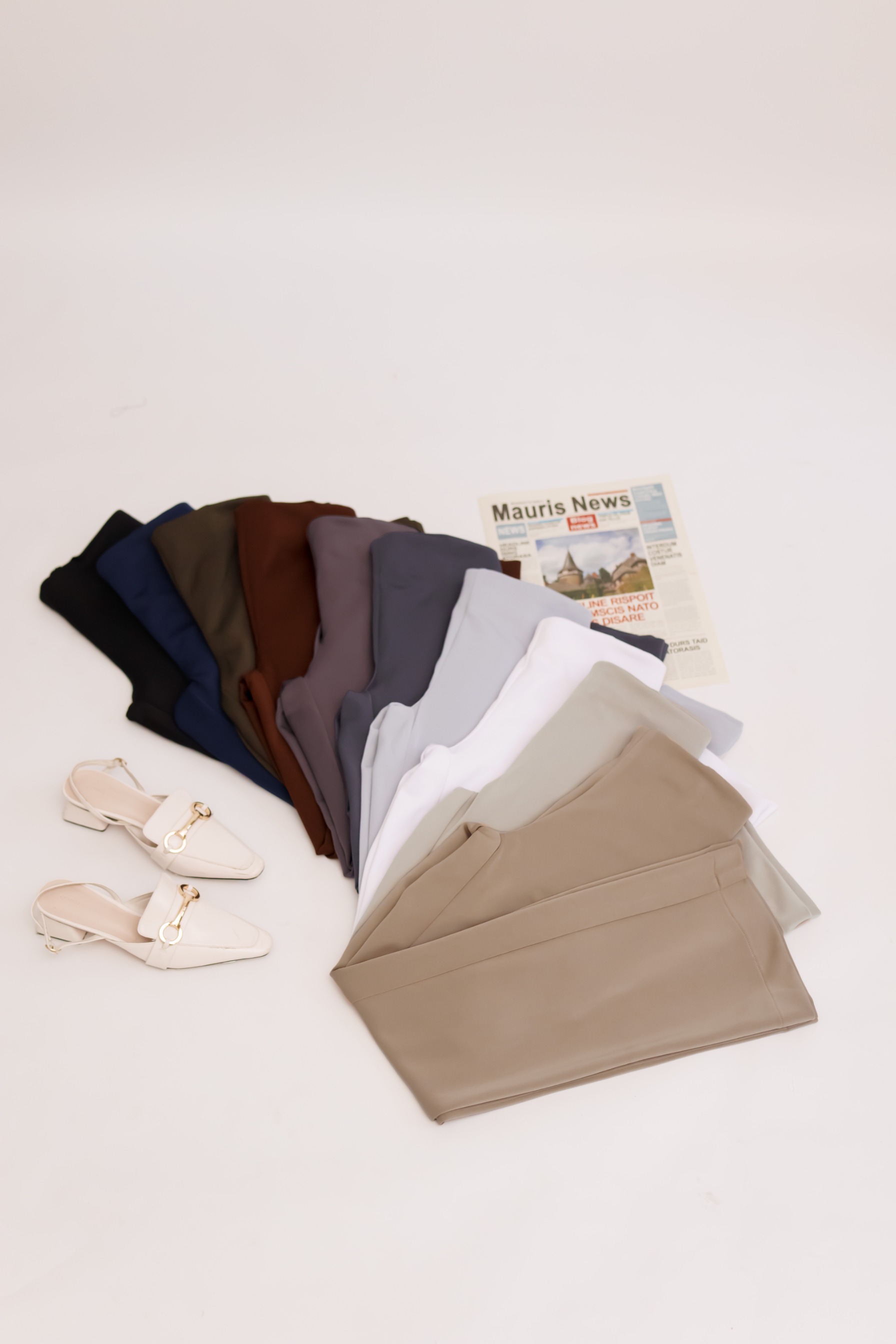 Zysku Xena | Alya Pants - 16 Warna | Celana Panjang Kerja Kantor Wanita Flare Cutbray Scuba