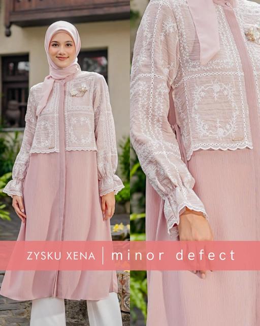 Image of Zysku Xena | Minor Defect | Petra Tunic - 4 Warna | Tunik Atasan Lebaran Bordir