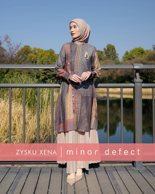 Image of Zysku Xena | Minor Defect | Saffra Tunic - 3 Warna | Tunic Print Busui Friendly Lebaran