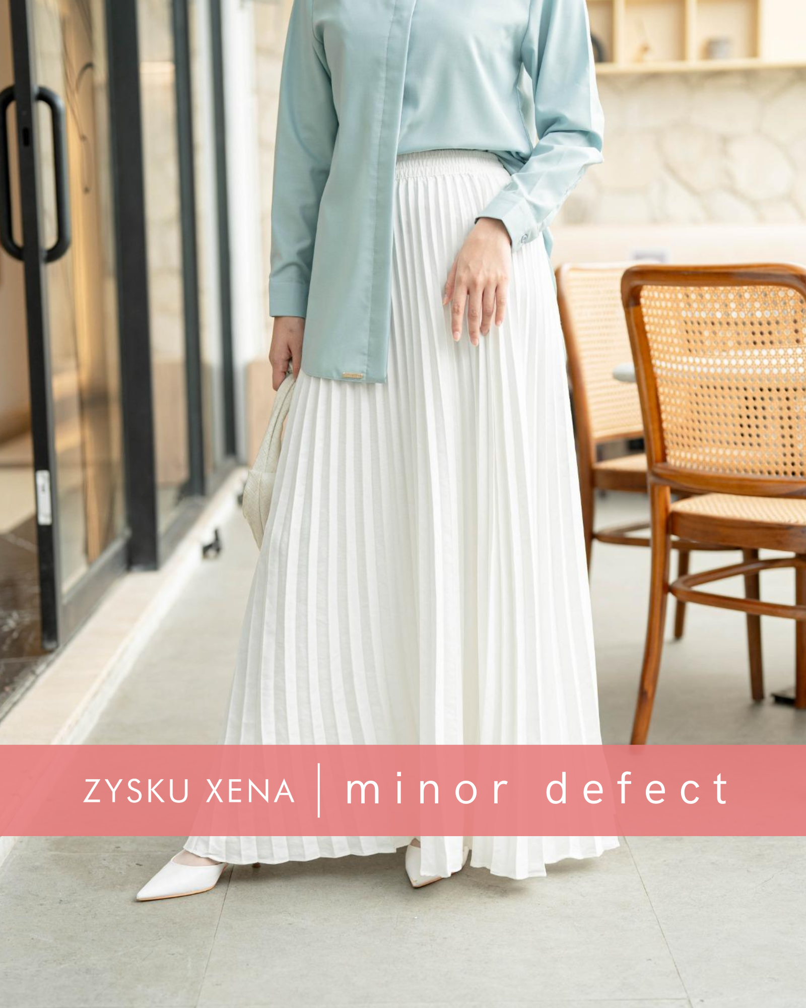 Zysku Xena | Minor Defect | Hada Pleated Skirt | Rok Plisket Lipit Lebar Kantor