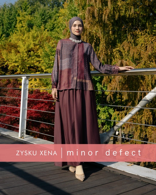 Image of Zysku Xena | Minor Defect | Saffra One Set & Blouse - 3 Warna |  Setelan Blus dan Rok Busui Friendly Lebaran