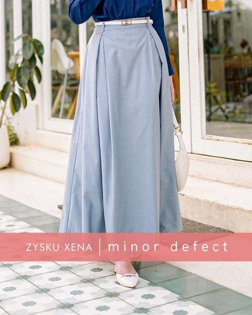 Image of Zysku Xena | Minor Defect | Miori Flared Skirt A-Line - 3 Warna | Rok Basic Payung Maxi Lebar Panjang