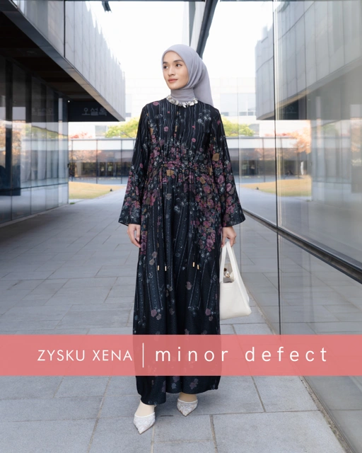 Image of Zysku Xena | Minor Defect | Vivera Dress - 3 Warna | Dress Print Busui Friendly Lebaran