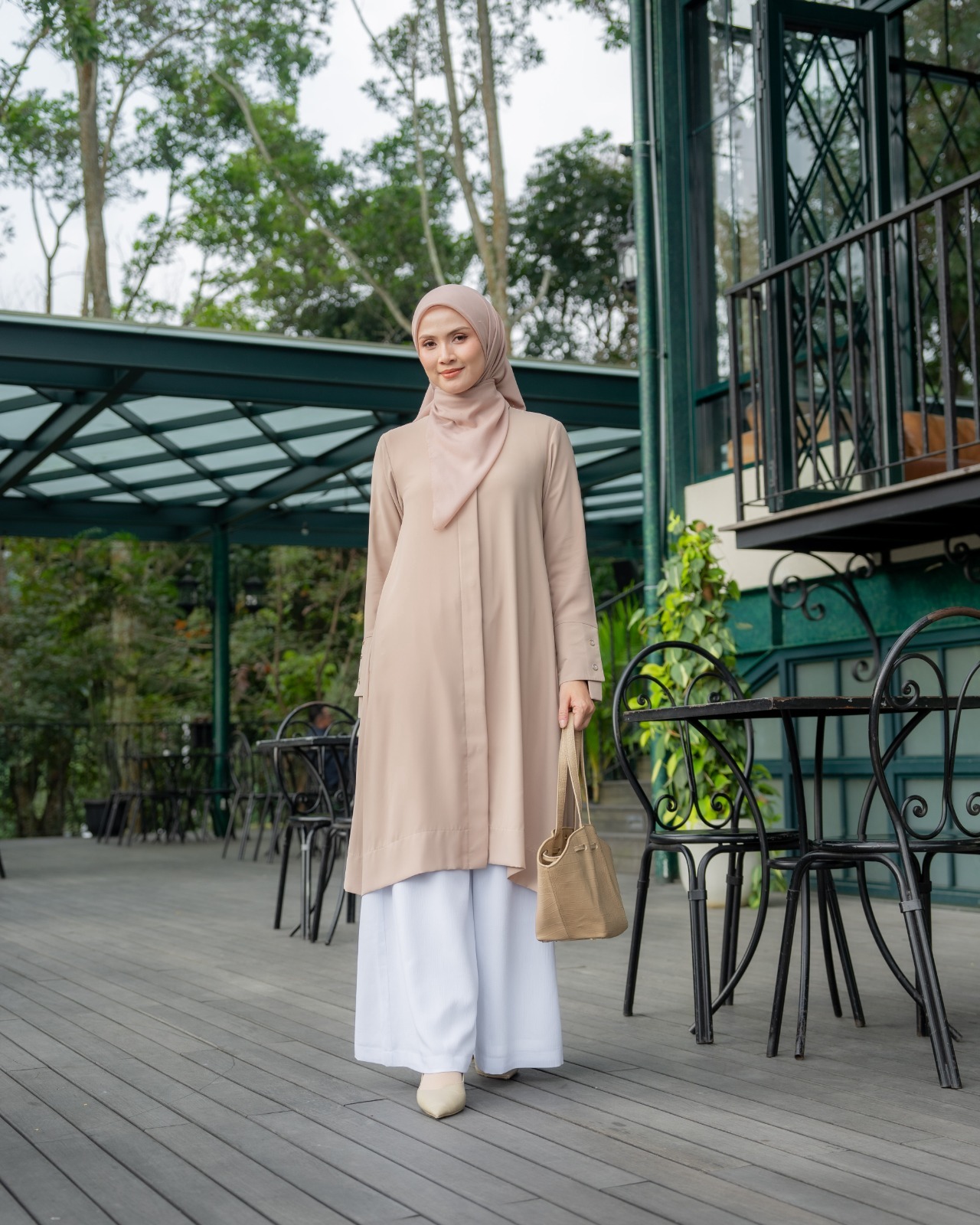 Zysku Xena | Asma Long Shirt | Kemeja Tunic Lengan Panjang Wanita Kantor Formal Busui Friendly
