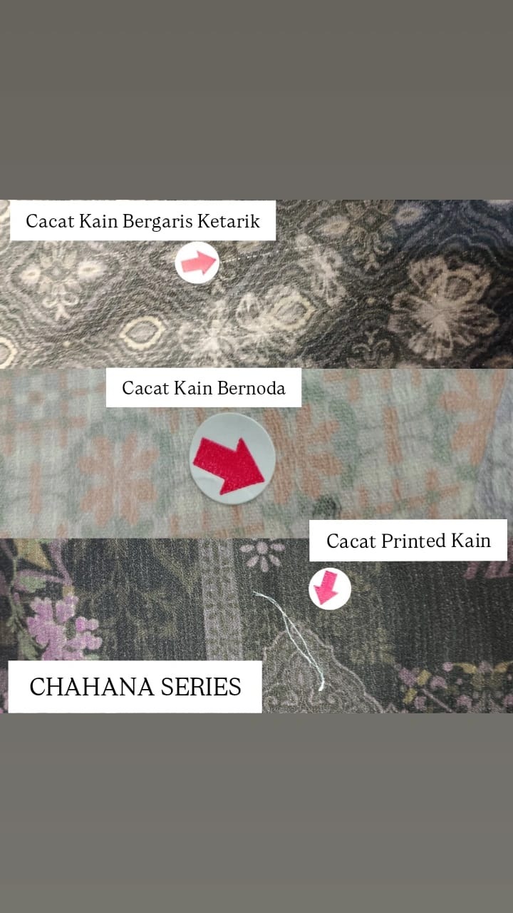 Zysku Xena | Minor Defect | (NO PAYET) Chahana Tunic | Sarimbit Atasan Kancing Depan Busui Friendly