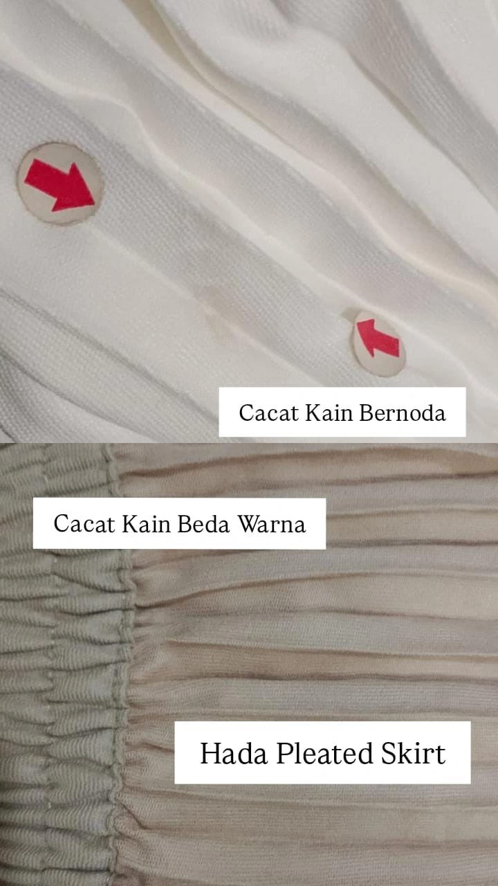 Zysku Xena | Minor Defect | Hada Pleated Skirt | Rok Plisket Lipit Lebar Kantor