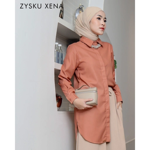 Image of Zysku Xena | Basic Shirt - 13 Warna Color Group 1 | Kemeja Polos Kantor Wanita Lengan Panjang