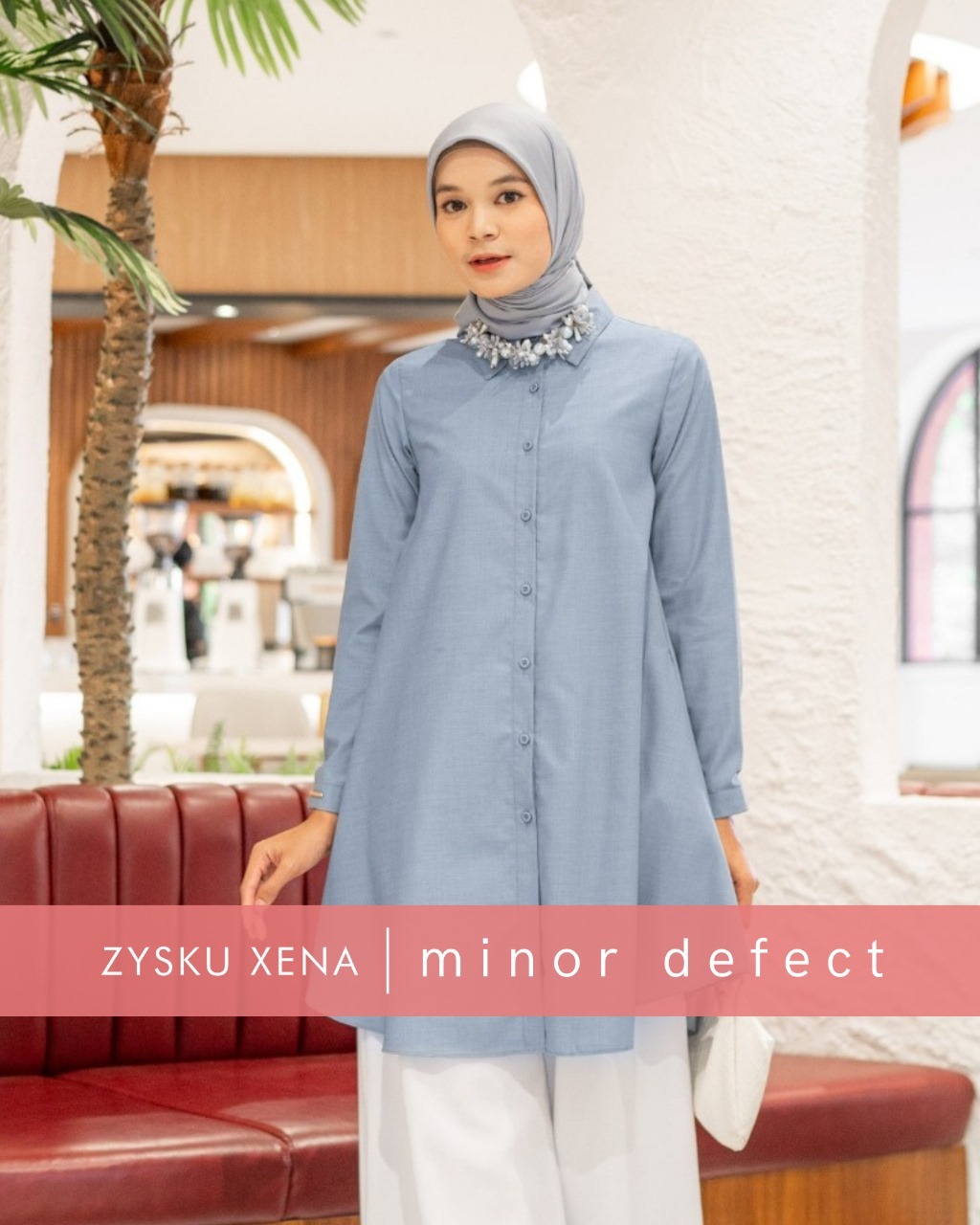 Zysku Xena | Minor Defect | Aubrey Shirt | Kemeja Kantor Formal Wanita