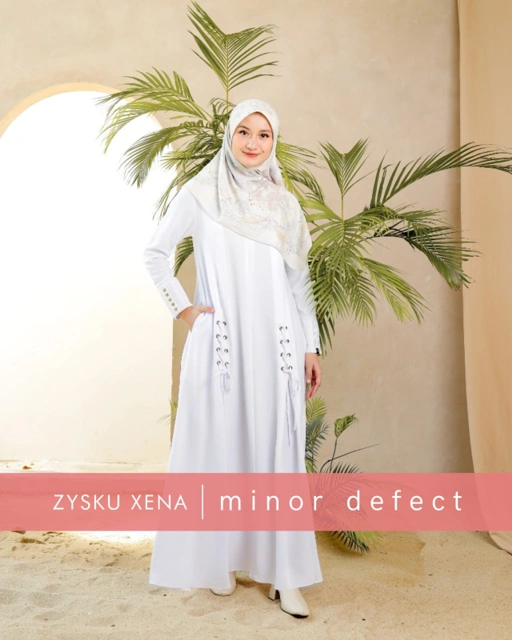 Image of Zysku Xena | Minor Defect | Layla Abaya | Dress Abaya Haji Umroh Mazen Mina AntiUV