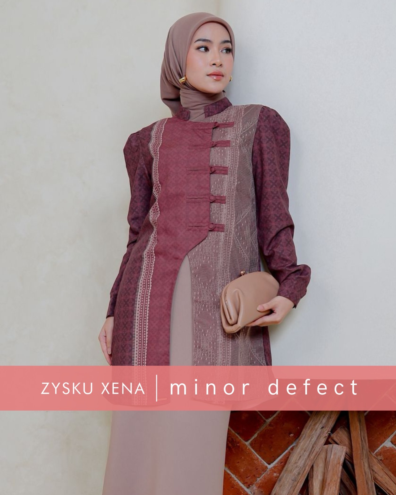 Zysku Xena | Minor Defect | Posy Tunic - 3 Warna | Tunic Print Busui Friendly Lebaran