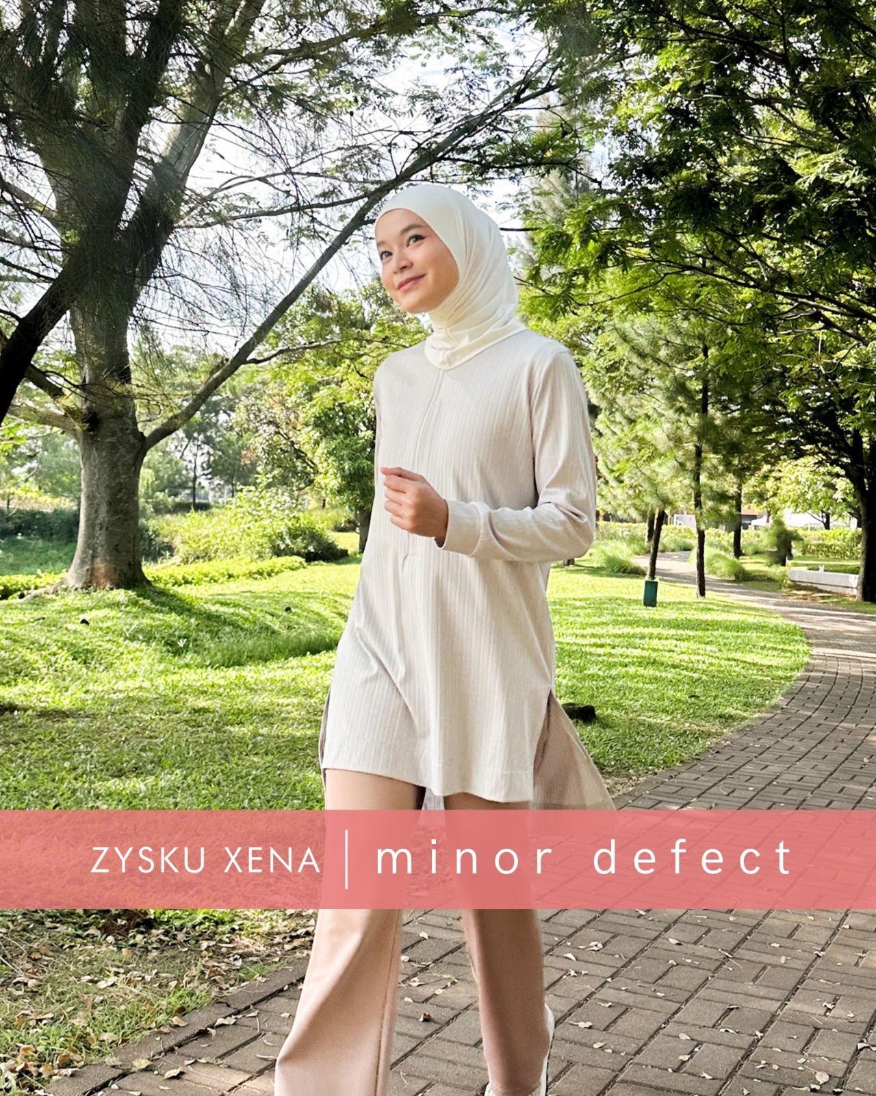Zysku Xena | Minor Defect | Aeris Flex Top | Atasan Olahraga Lengan Panjang Busui Friendly