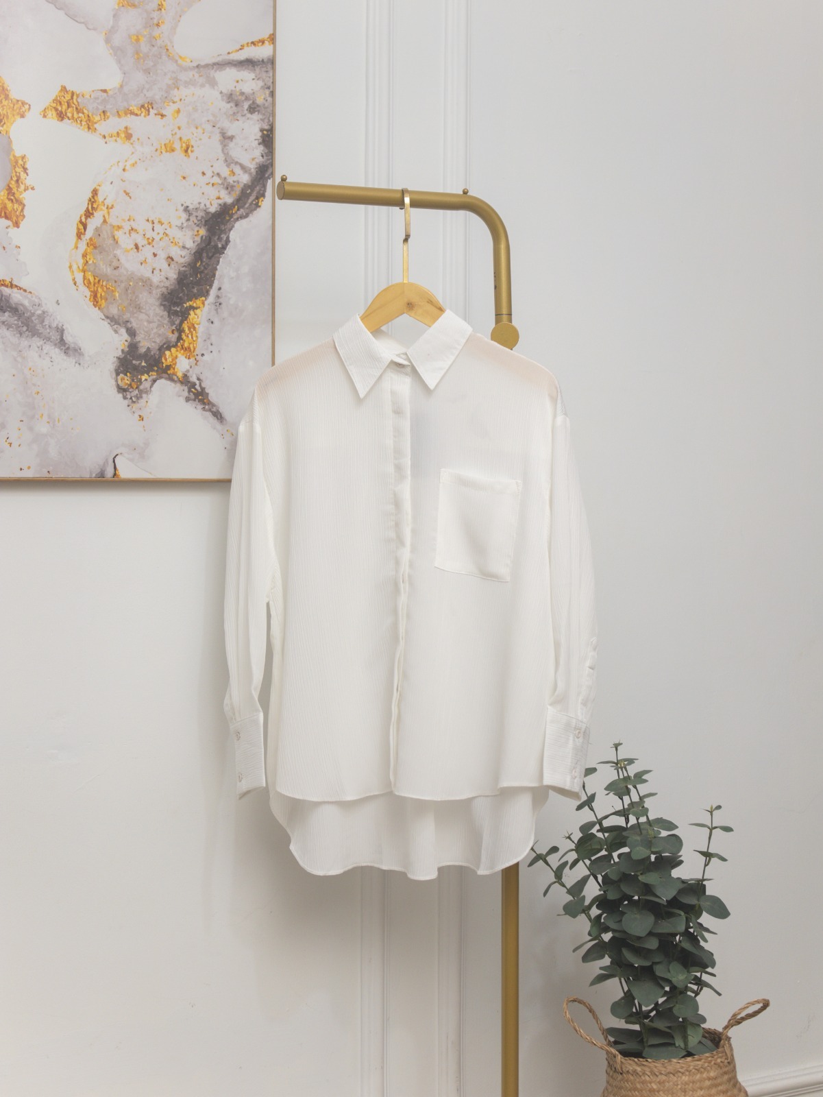 Zysku Xena | Sample Basic Oversize Shirt ( Polos )