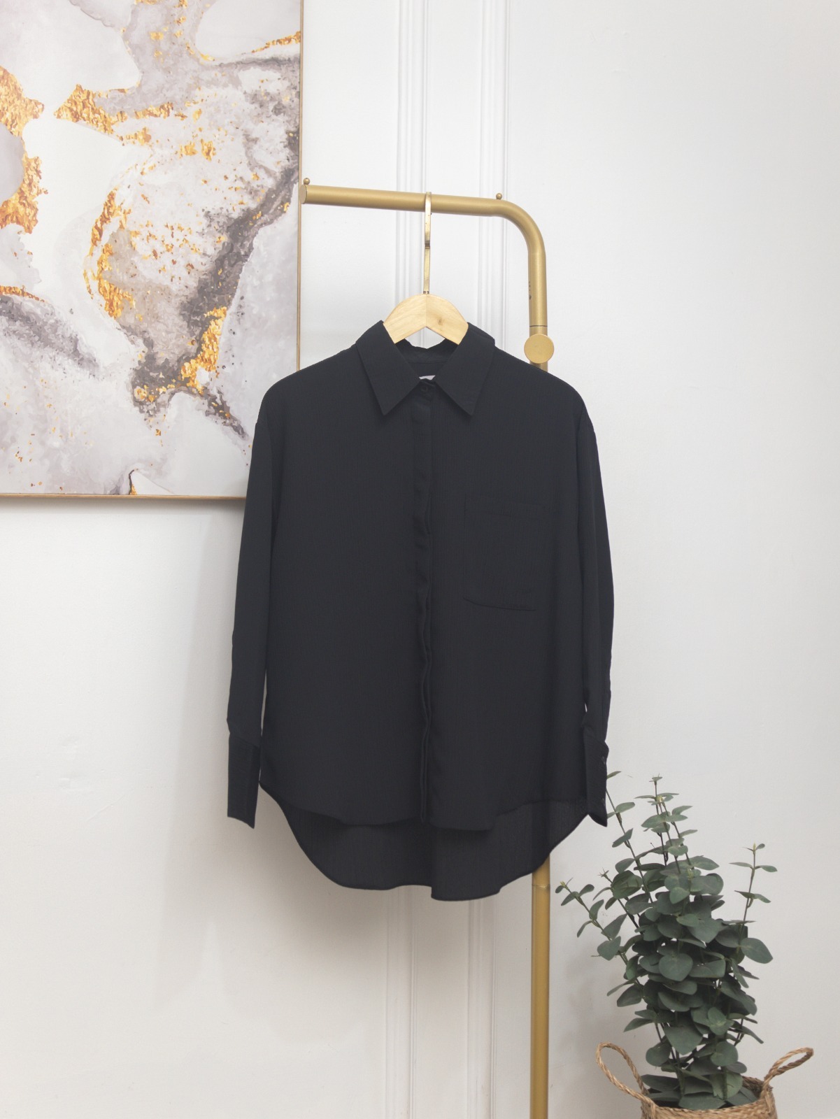 Zysku Xena | Sample Basic Oversize Shirt ( Polos )