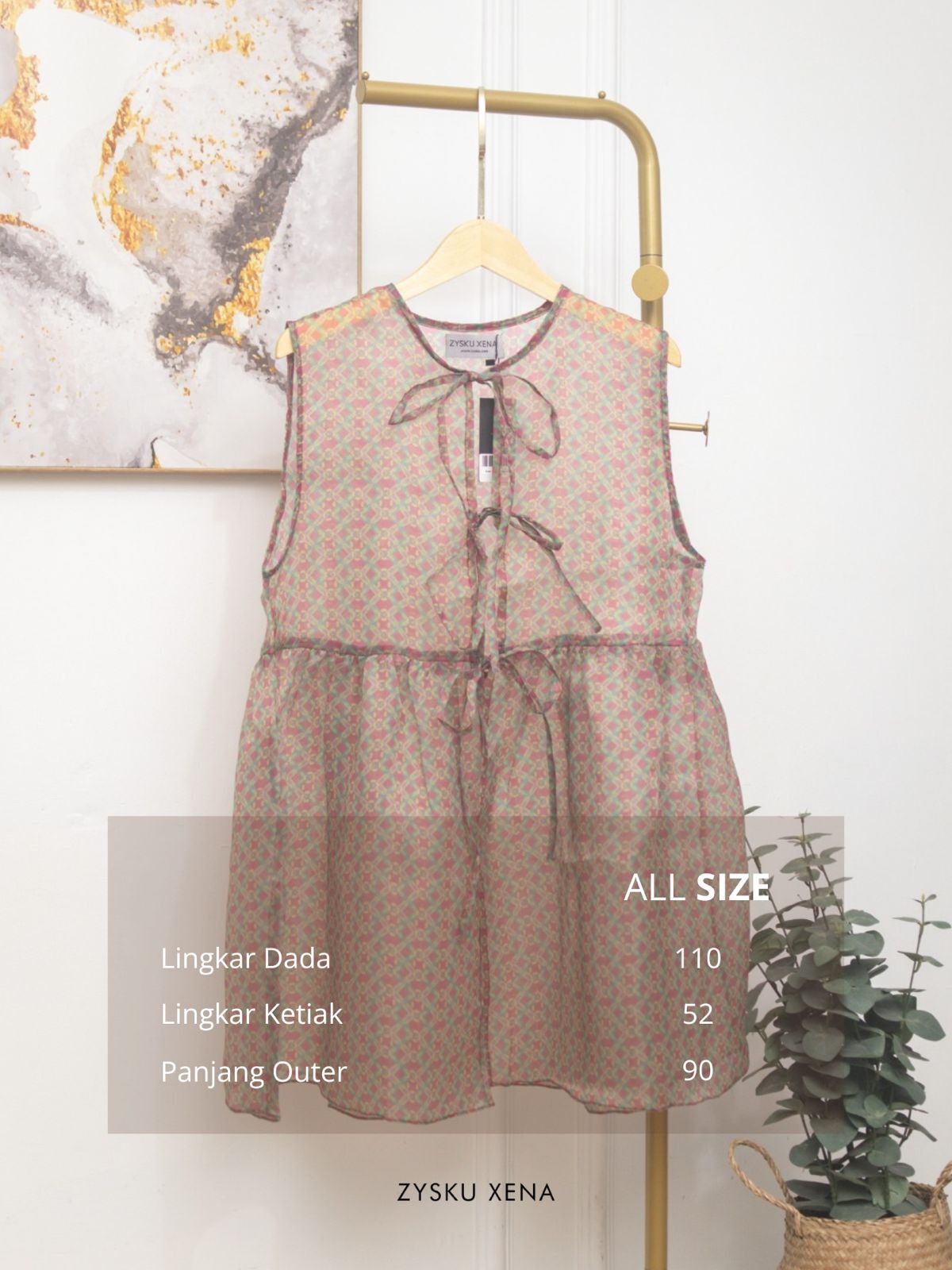 Zysku Xena | Outer Organza Bazar (Pattern)