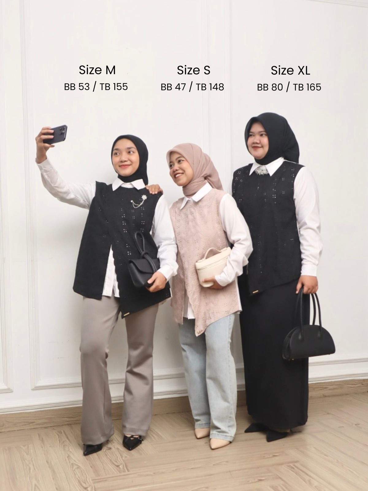 Zysku Xena | Seraz Shirt | Kemeja Polos Kantor Wanita Lengan Panjang Kombinasi Katbol
