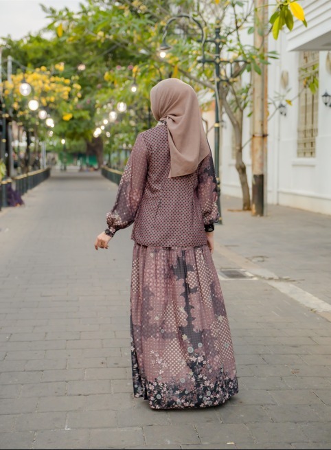 Zysku Xena | Rona One Set - 5 Warna | Setelan Print Batik Inspired Agustusan
