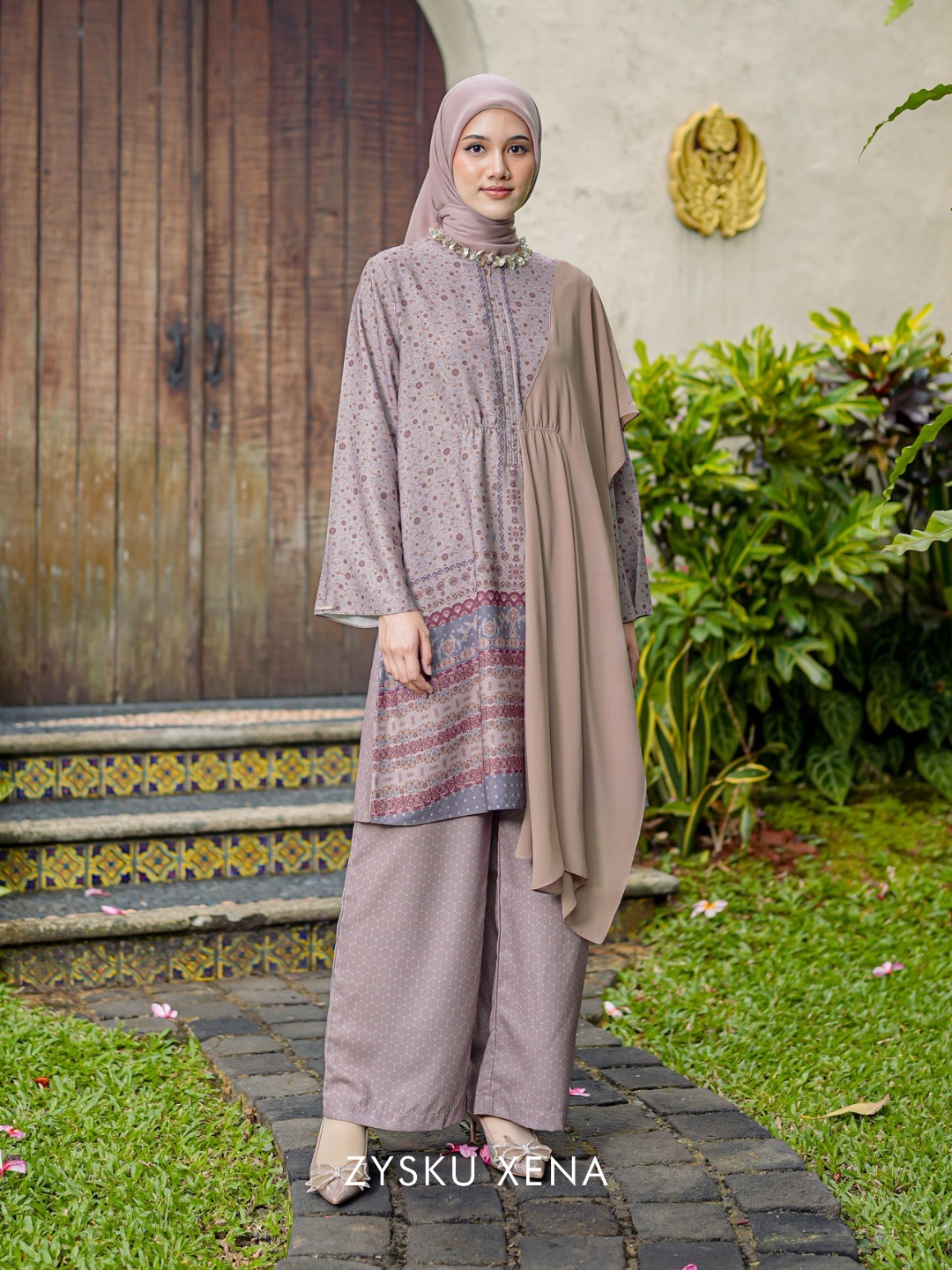 Zysku Xena | Samira Tunic - 3 Warna | Sarimbit Atasan Kancing Depan Busui Friendly