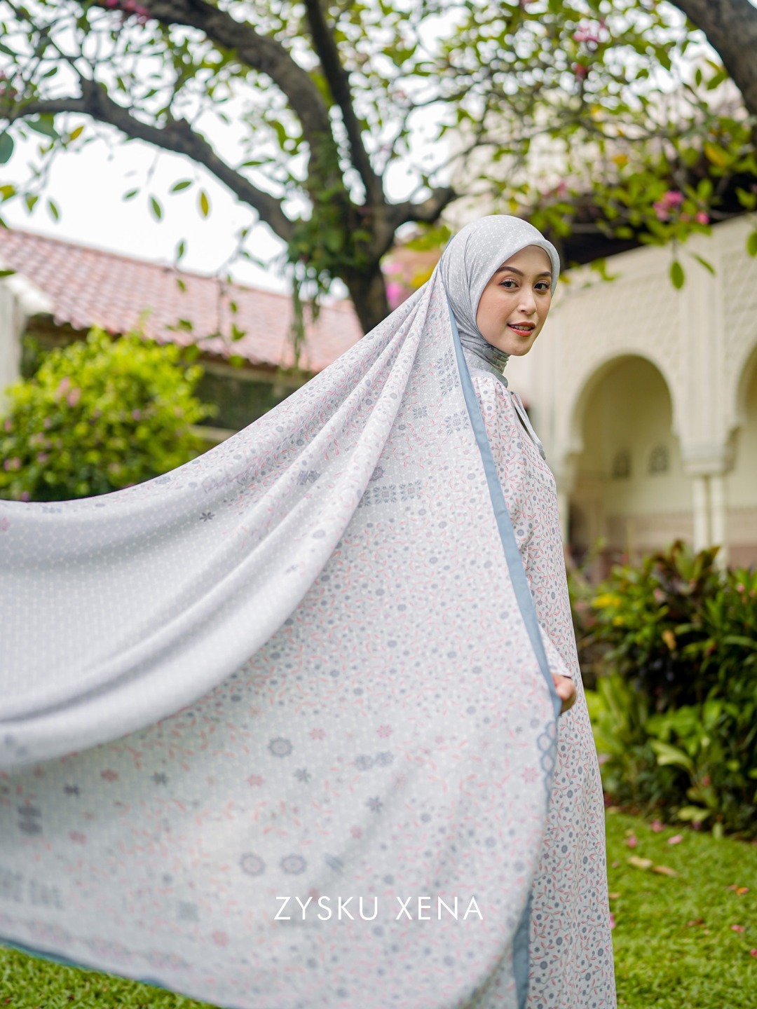 Zysku Xena | Samira Scarf - 3 Warna | Kerudung Sarimbit Motif Segi Empat