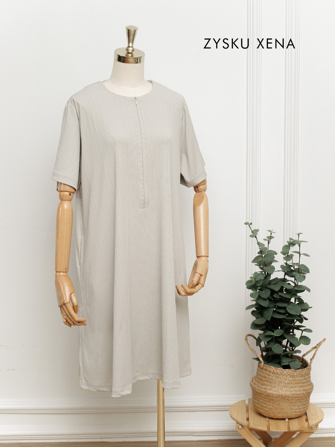 Zysku Xena | Ivyra Home Dress | Home Dress Lengan Pendek Busui Friendly