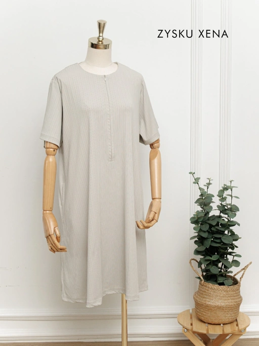 Zysku Xena | Ivyra Home Dress | Home Dress Lengan Pendek Busui Friendly