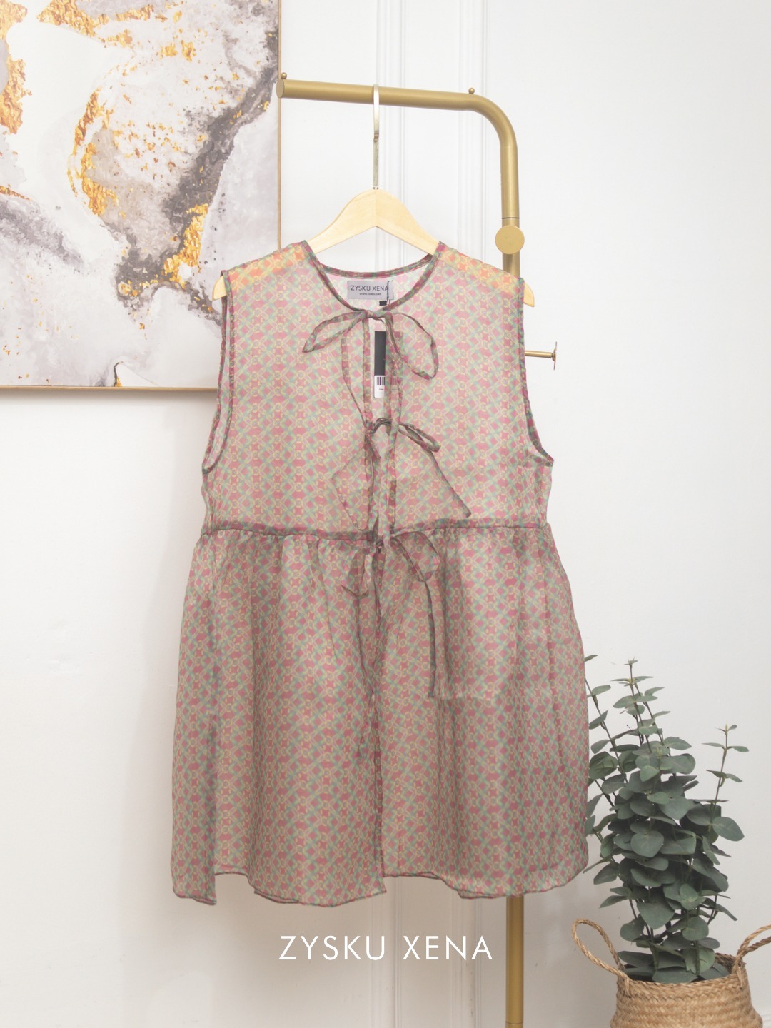 Zysku Xena | Outer Organza Bazar (Pattern)