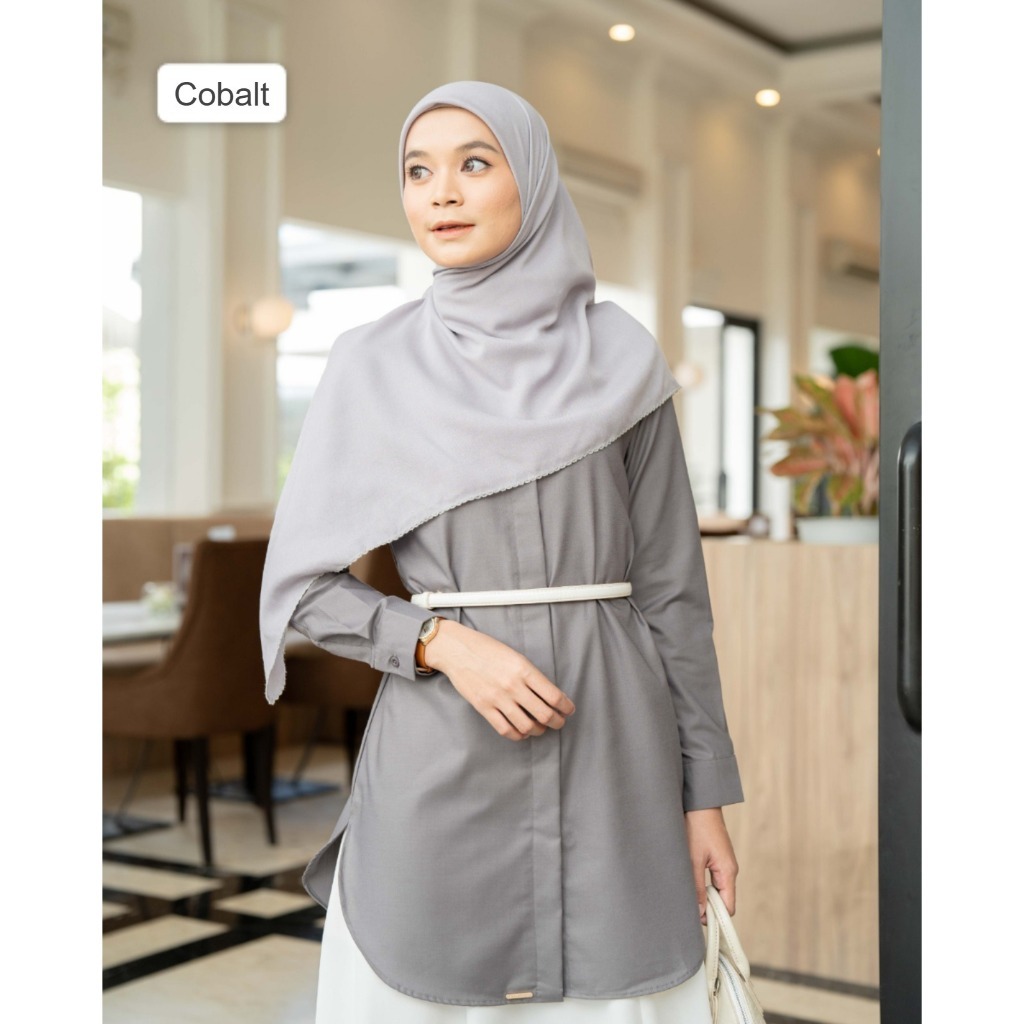 Zysku Xena | Minor Defect | Basic Shirt | Kemeja Kantor Formal Wanita Lengan Panjang