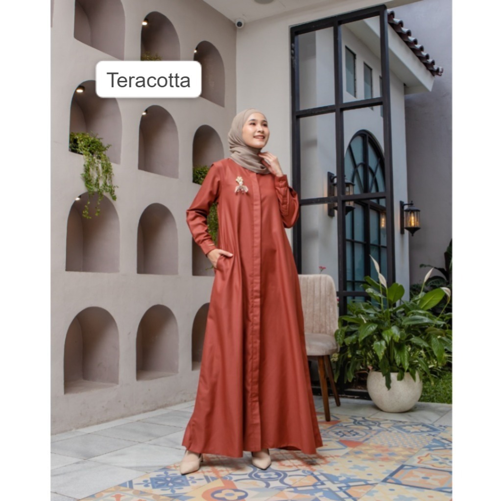 Zysku Xena | Minor Defect | Abaya Shirt | Dress Kemeja Kerja Wanita Lengan Panjang