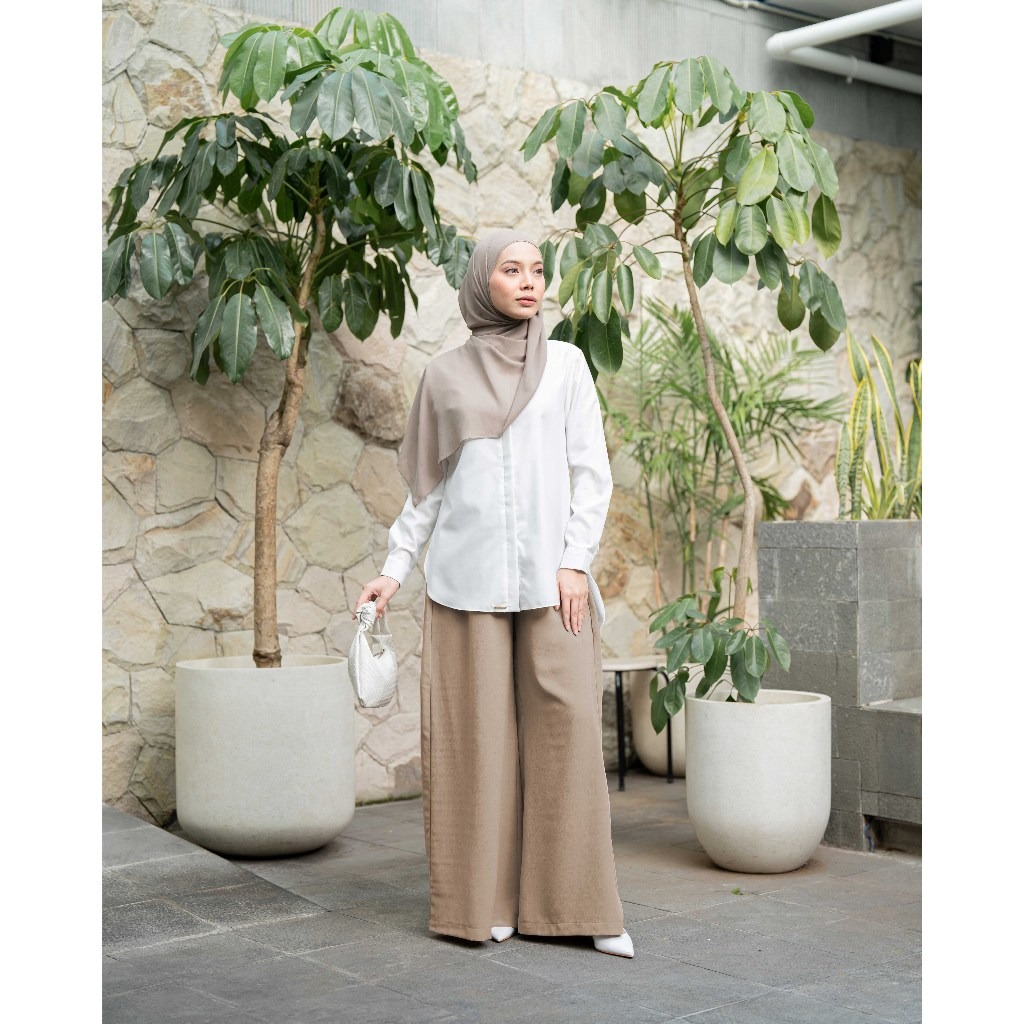 Zysku Xena | Shorn Basic Shirt 16 Warna - Color Group 1 | Kemeja Kantor Formal Wanita Lengan Panjang