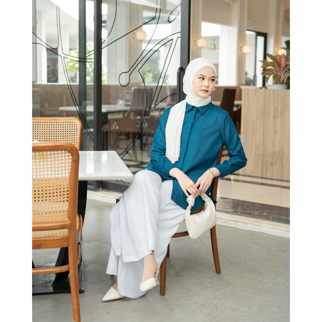 Zysku Xena | Venti Cullote Pants - 8 Warna | Celana Kulot Longgar Daily Pinggang Karet