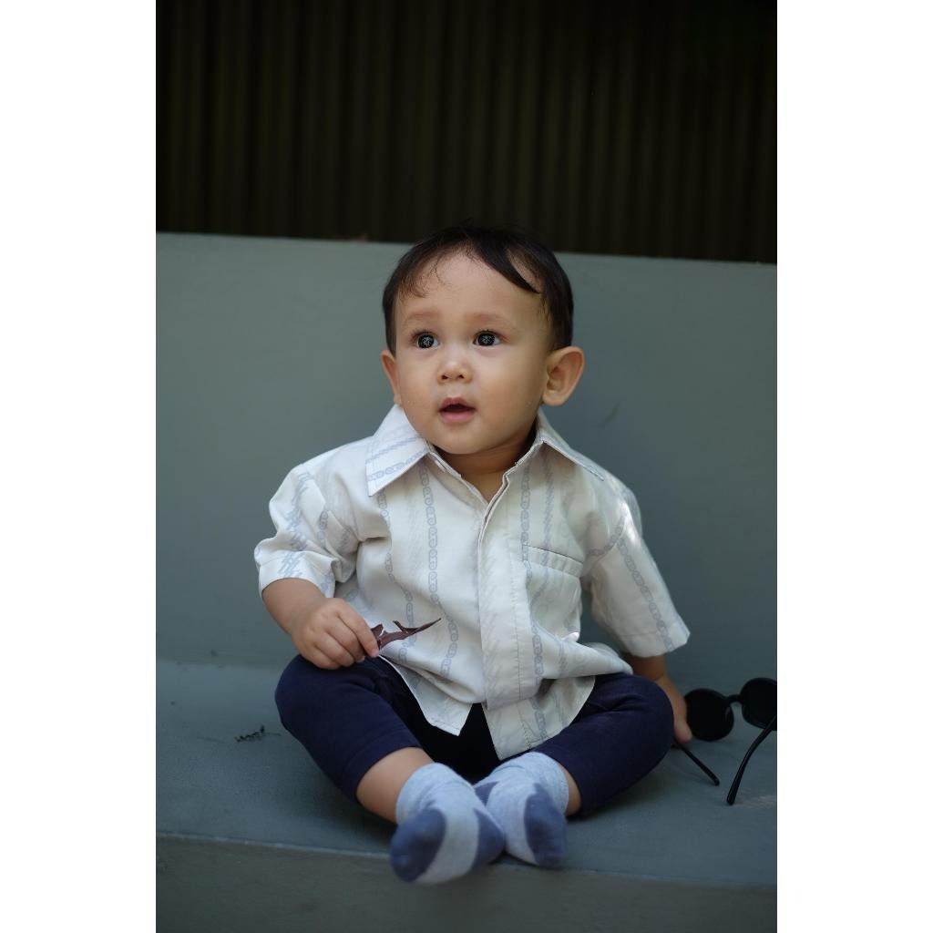 Zysku Xena x Deenay | Bertaut Kemeja Anak - 3 Warna | Sarimbit Anak