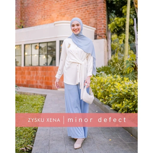 Zysku Xena | Minor Defect | Aretha Shirt | Kemeja Oversize Longgar Lengan Panjang Wanita