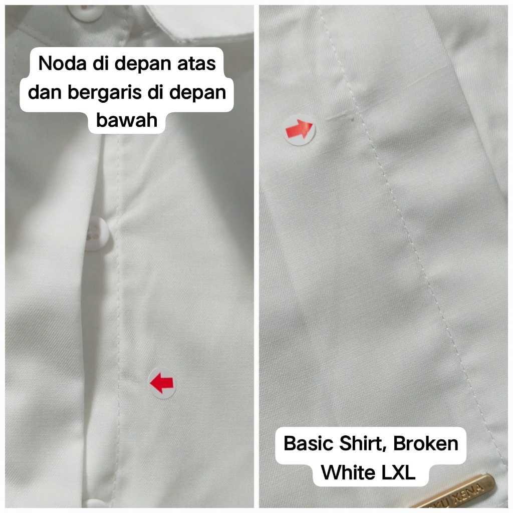 Zysku Xena | Minor Defect | Basic Shirt | Kemeja Kantor Formal Wanita Lengan Panjang