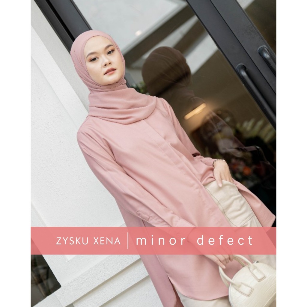 Zysku Xena | Minor Defect | Basic Shirt | Kemeja Kantor Formal Wanita Lengan Panjang