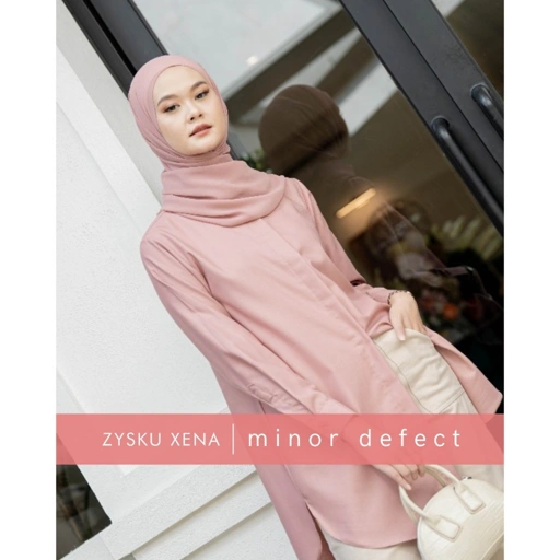 Zysku Xena | Minor Defect | Basic Shirt | Kemeja Kantor Formal Wanita Lengan Panjang