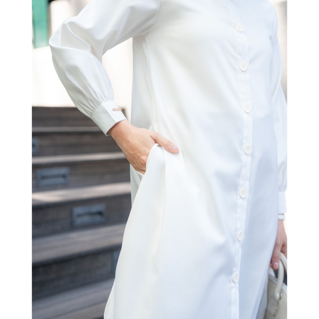 Zysku Xena | Minor Defect | Daffo Tunic | Tunik Kemeja Lengan Panjang Kantor Formal Wanita