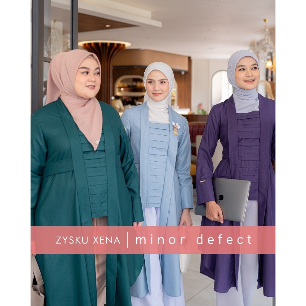 Zysku Xena | Minor Defect Asha Tunic | Atasan Kutubaru Lengan Panjang Semi Formal Wanita