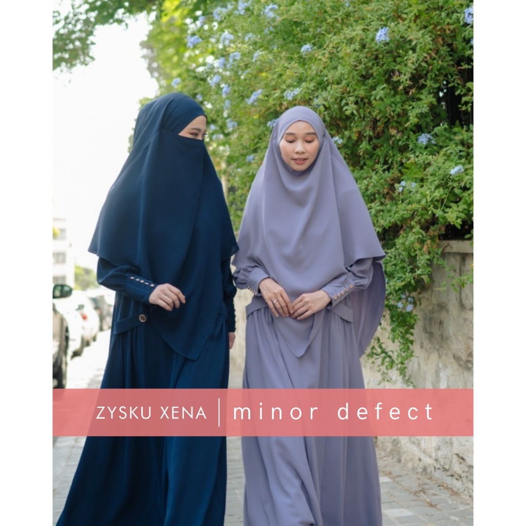 Zysku Xena | Minor Defect | Nouf Abaya | Dress Haji Umroh Mazen Mina AntiUV FK Khimar Terpisah