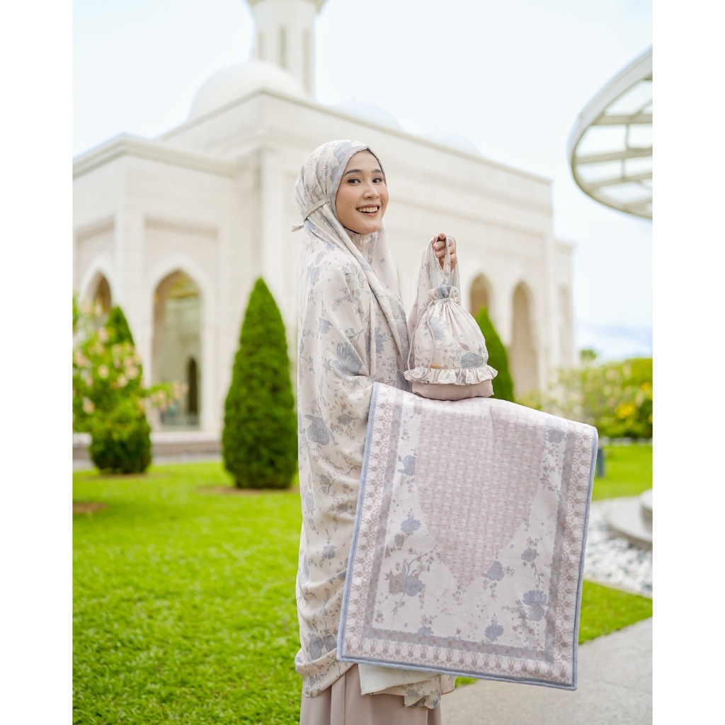 Zysku Xena | Najma Praying Mat - 3 Warna | Sajadah Empuk Print Premium Busa Anti Slip