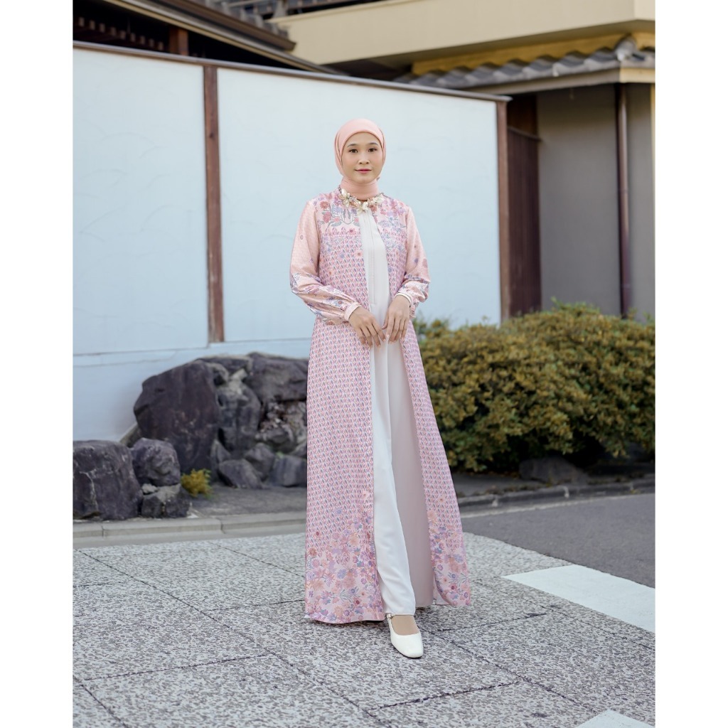 Zysku Xena | Cherise Dress - 3 Warna | Gamis lengan panjang wanita raya busui friendly