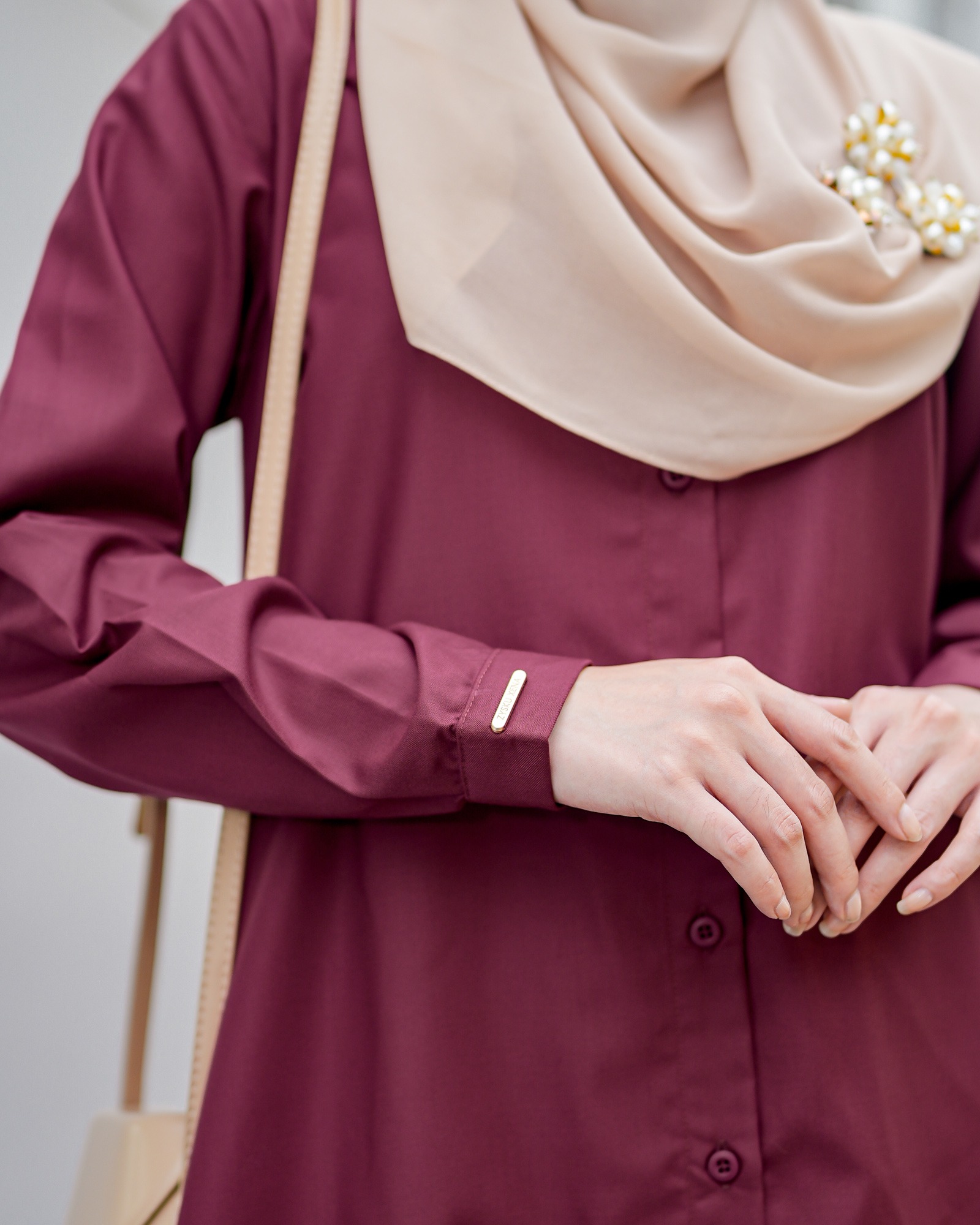 Zysku Xena | Aubrey Shirt - 16 Warna | Kemeja Kerja Basic Kantor Formal Wanita Lengan Panjang