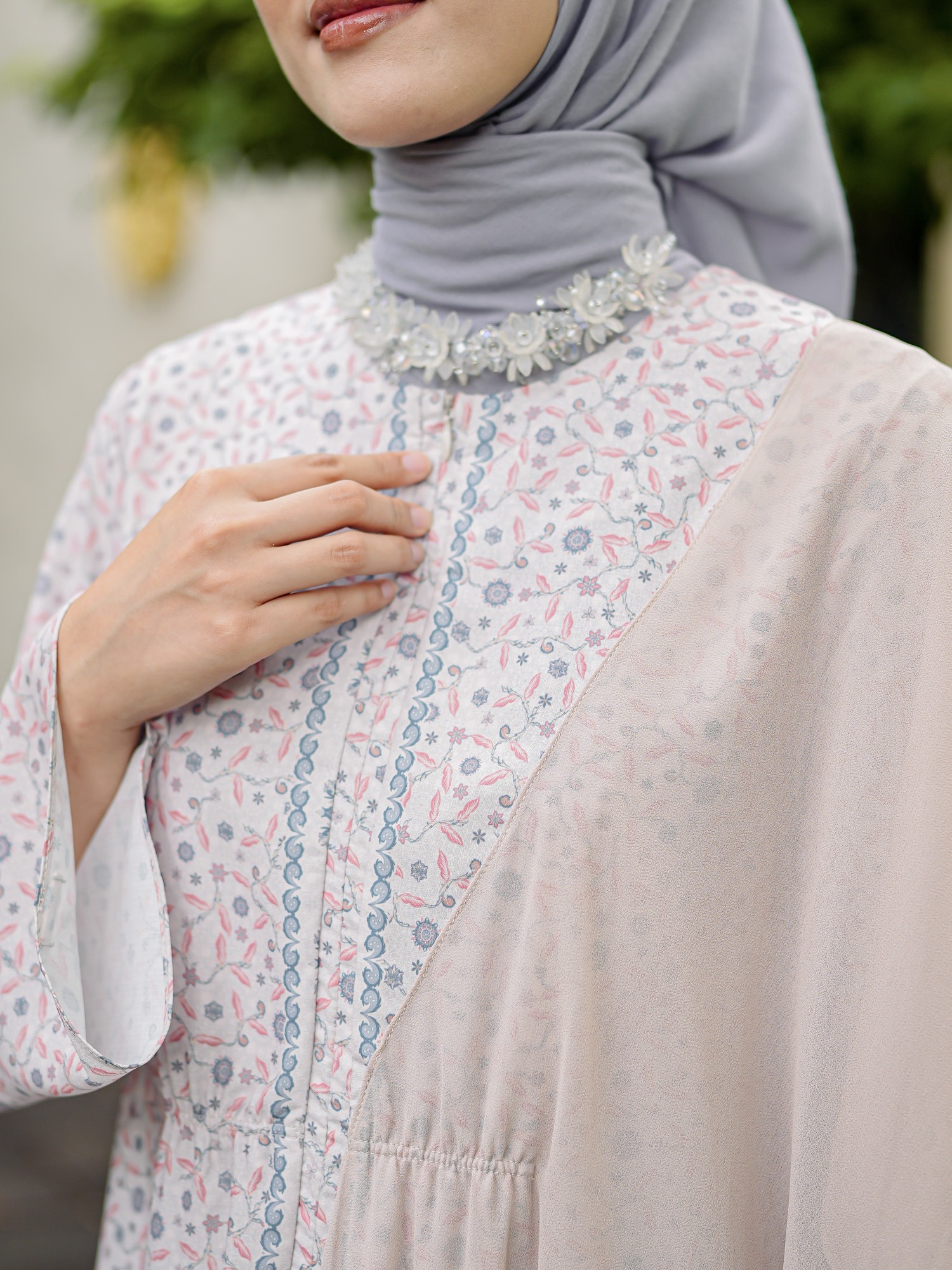Zysku Xena | Samira Tunic - 3 Warna | Sarimbit Atasan Kancing Depan Busui Friendly