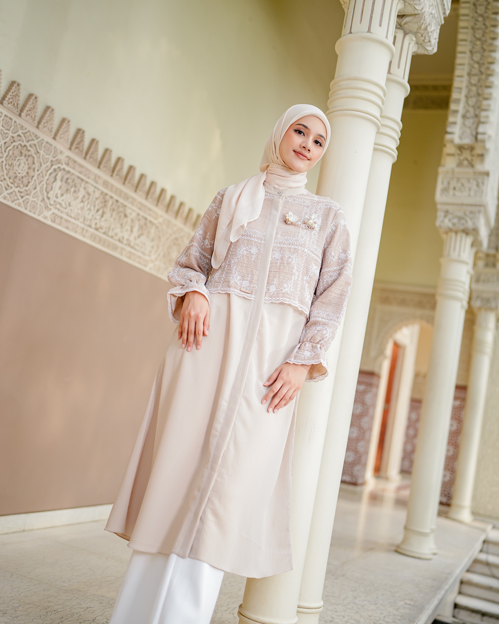 Zysku Xena | Petra Tunic - 4 Warna | Tunik Atasan Lebaran Bordir