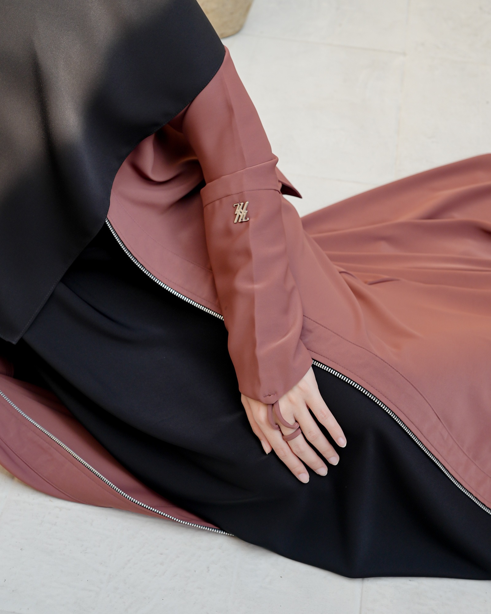 Zysku Xena | Yalla Set Abaya + Outer (free Pashmina) - 4 Warna | Gamis Dress Lengan Panjang Haji Umroh