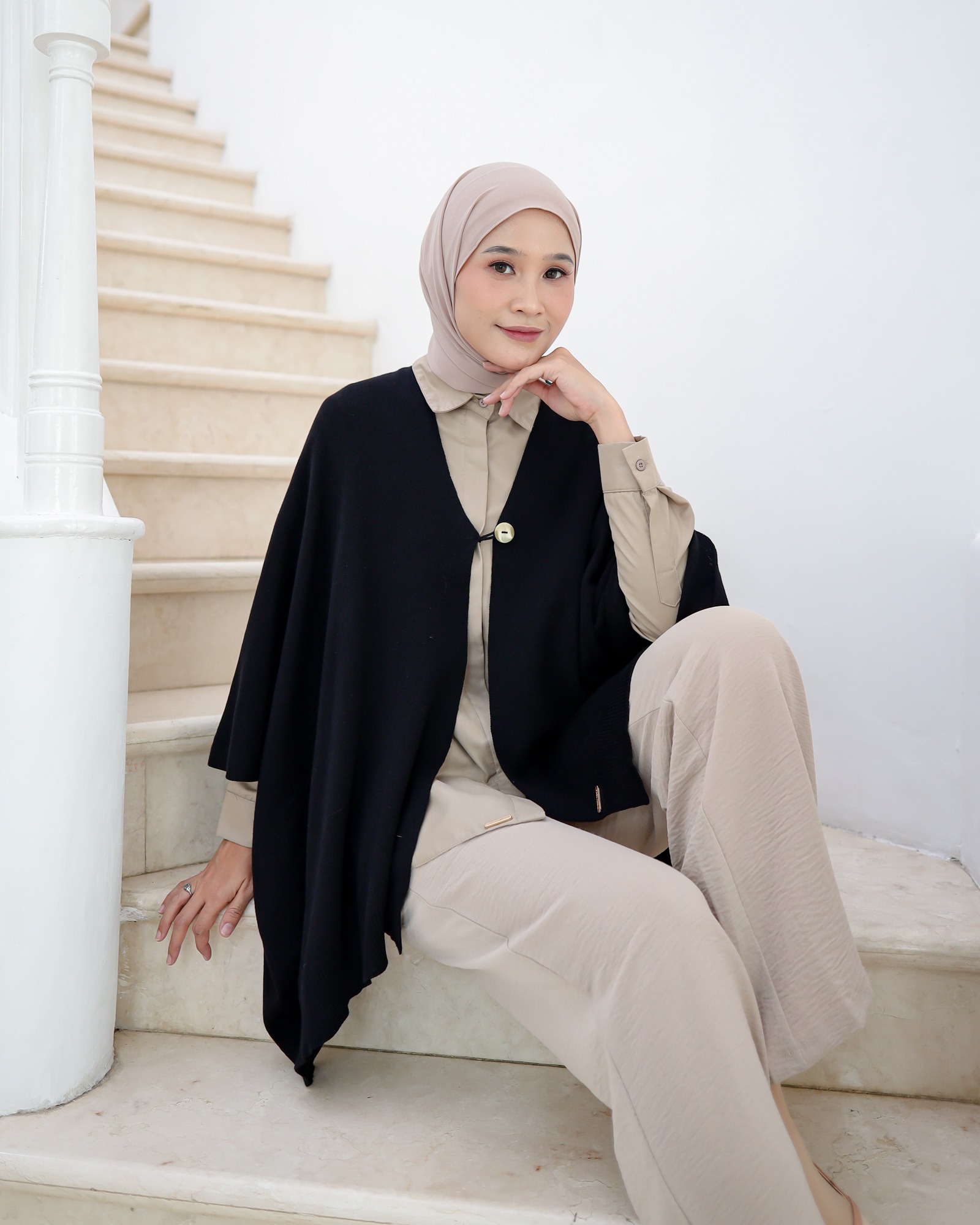 Zysku Xena | Cera Cardigan - 5 Warna | Kardigan Luaran Outer Knitwear Rajut Batwing Lebar
