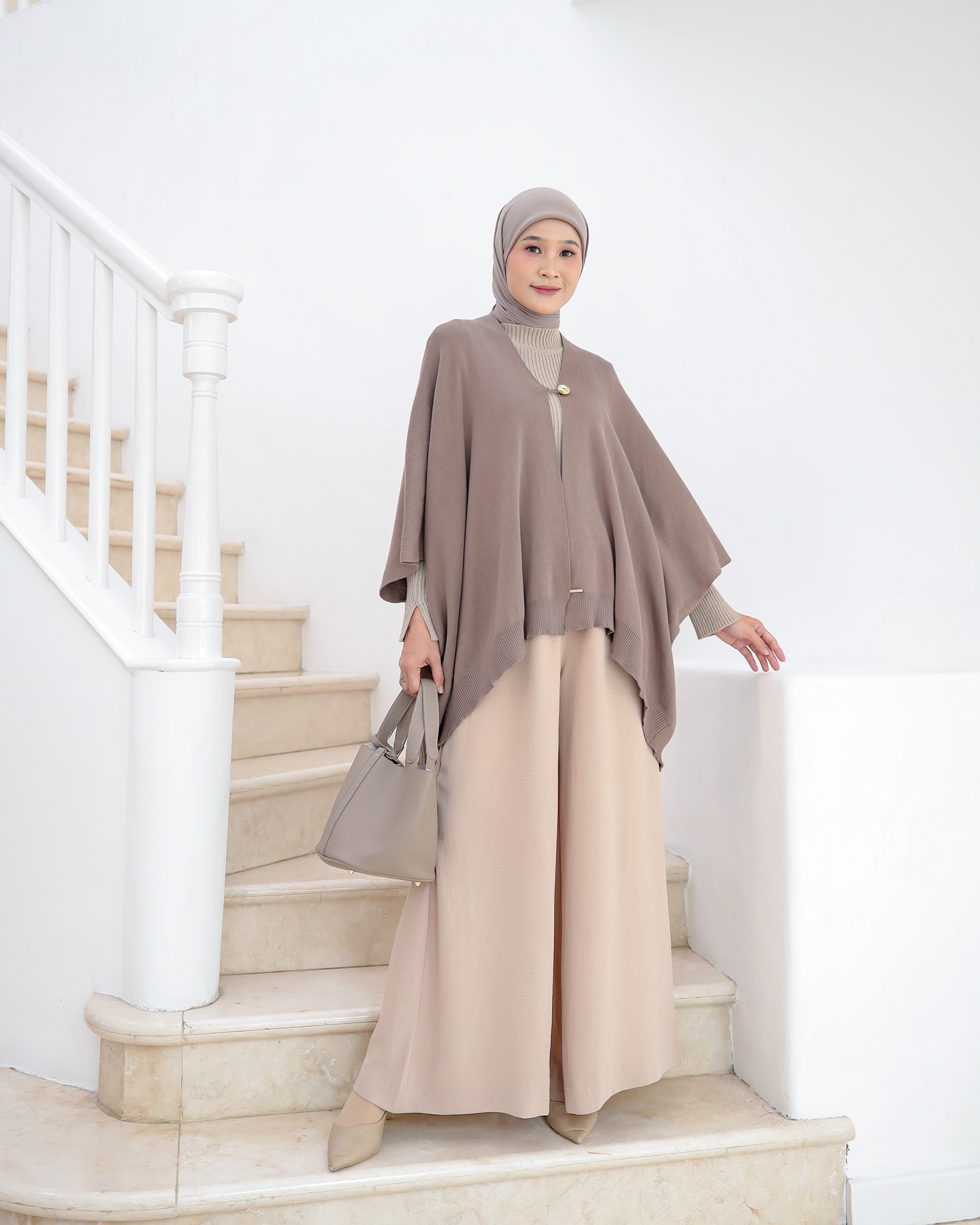 Zysku Xena | Cera Cardigan - 5 Warna | Kardigan Luaran Outer Knitwear Rajut Batwing Lebar
