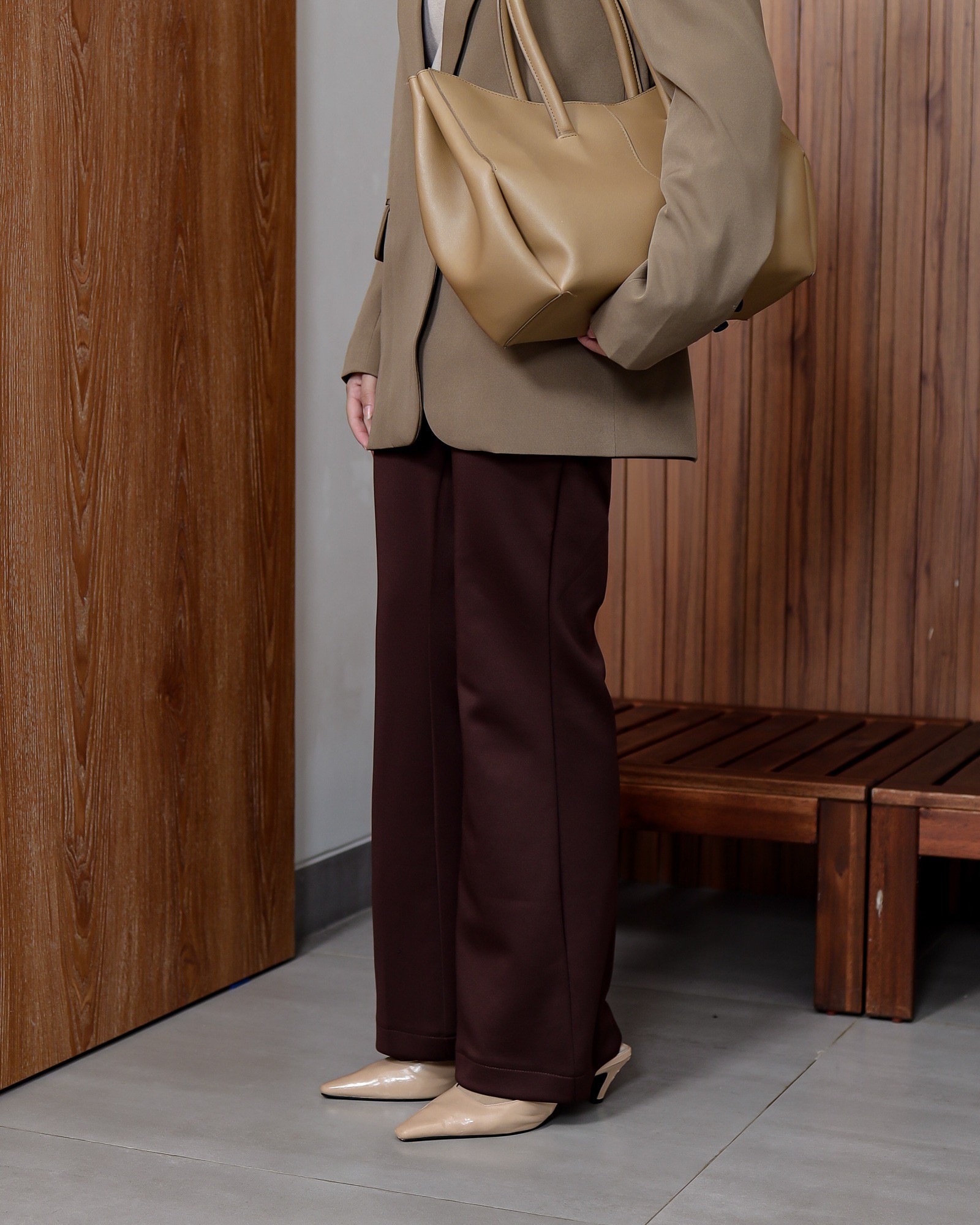 Zysku Xena | Alya Pants - 16 Warna | Celana Panjang Kerja Kantor Wanita Flare Cutbray Scuba