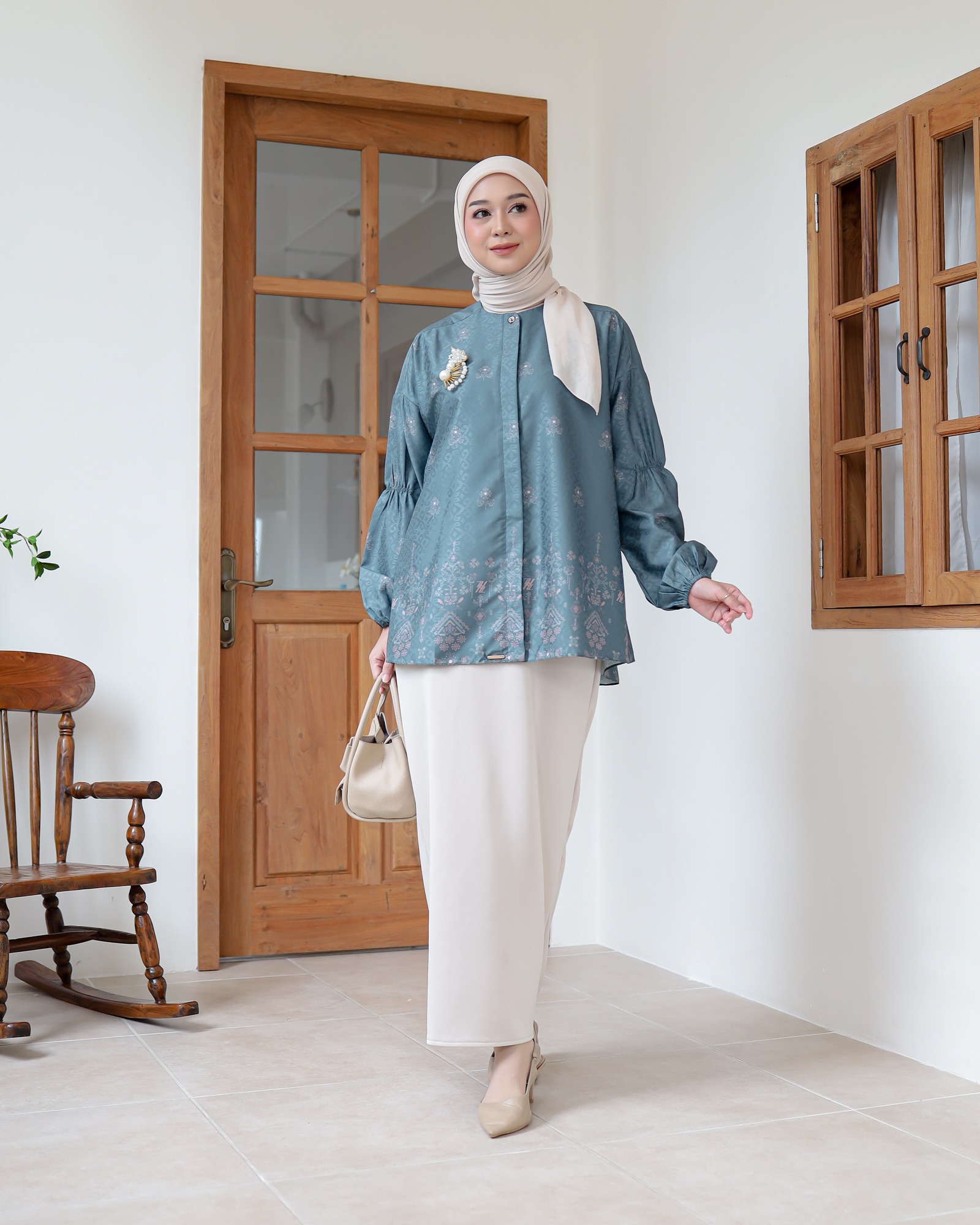 Zysku Xena | Maribel Blouse | Atasan Wanita Lengan Panjang